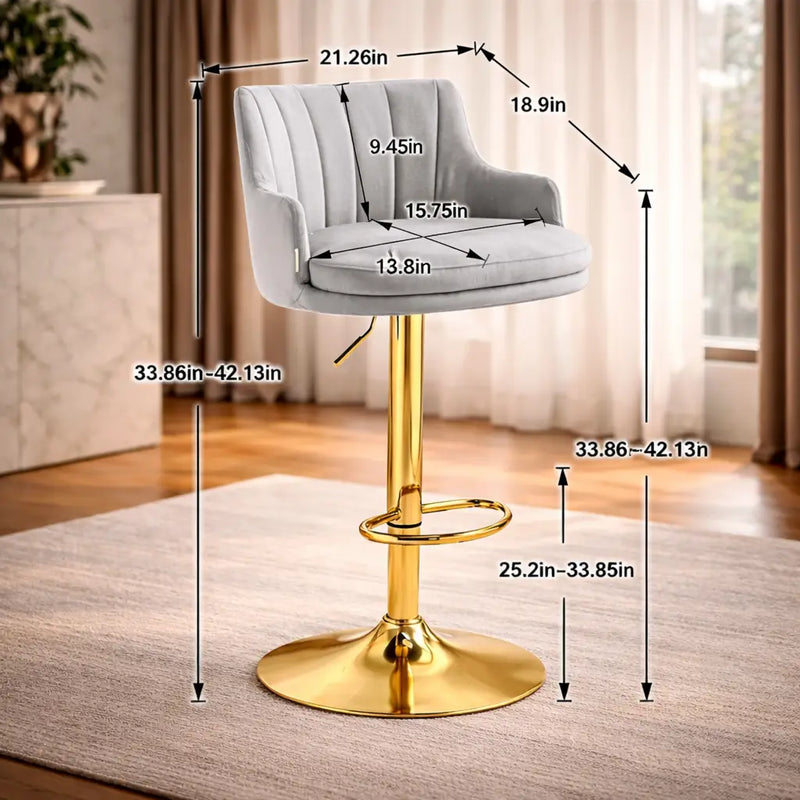 luxury-bar-stool-with-rich-grey-velvet-upholstery-and-gold-frame