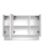 Luxury Bathroom Mirror Unit with LED Lights and Built-in Shelf