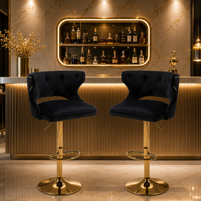 luxury-black-finish-velvet-bar-lounge-chair-with-gold-base