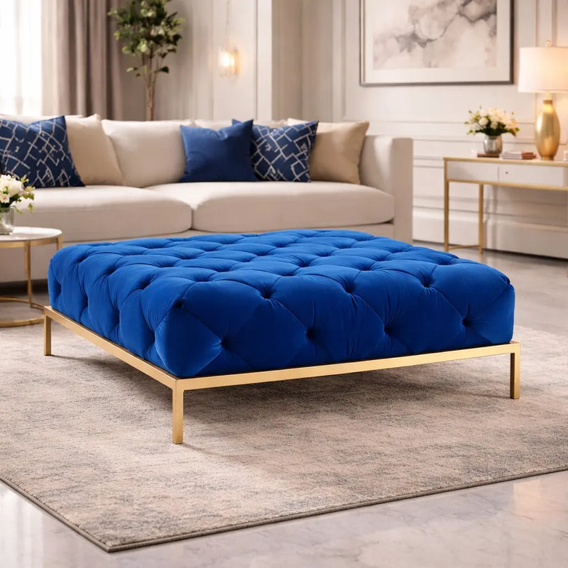 luxury-blue-tufted-ottoman