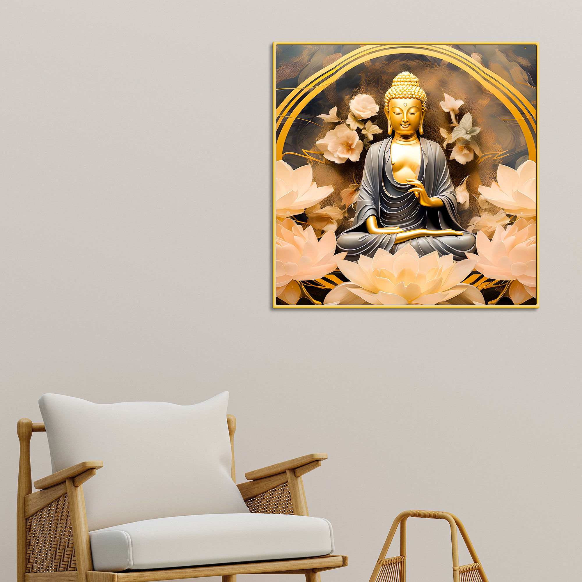 Luxury Buddha Canvas Painting