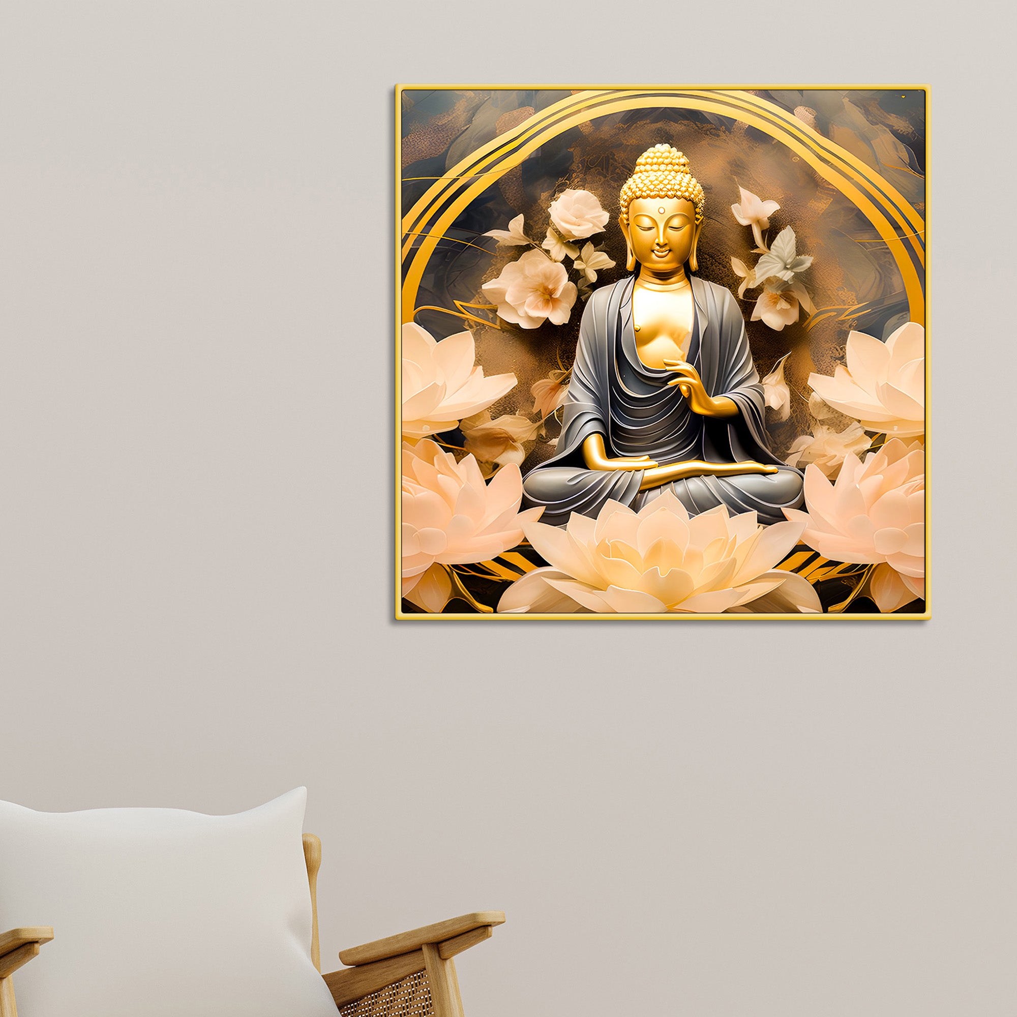 Luxury Buddha Canvas Painting