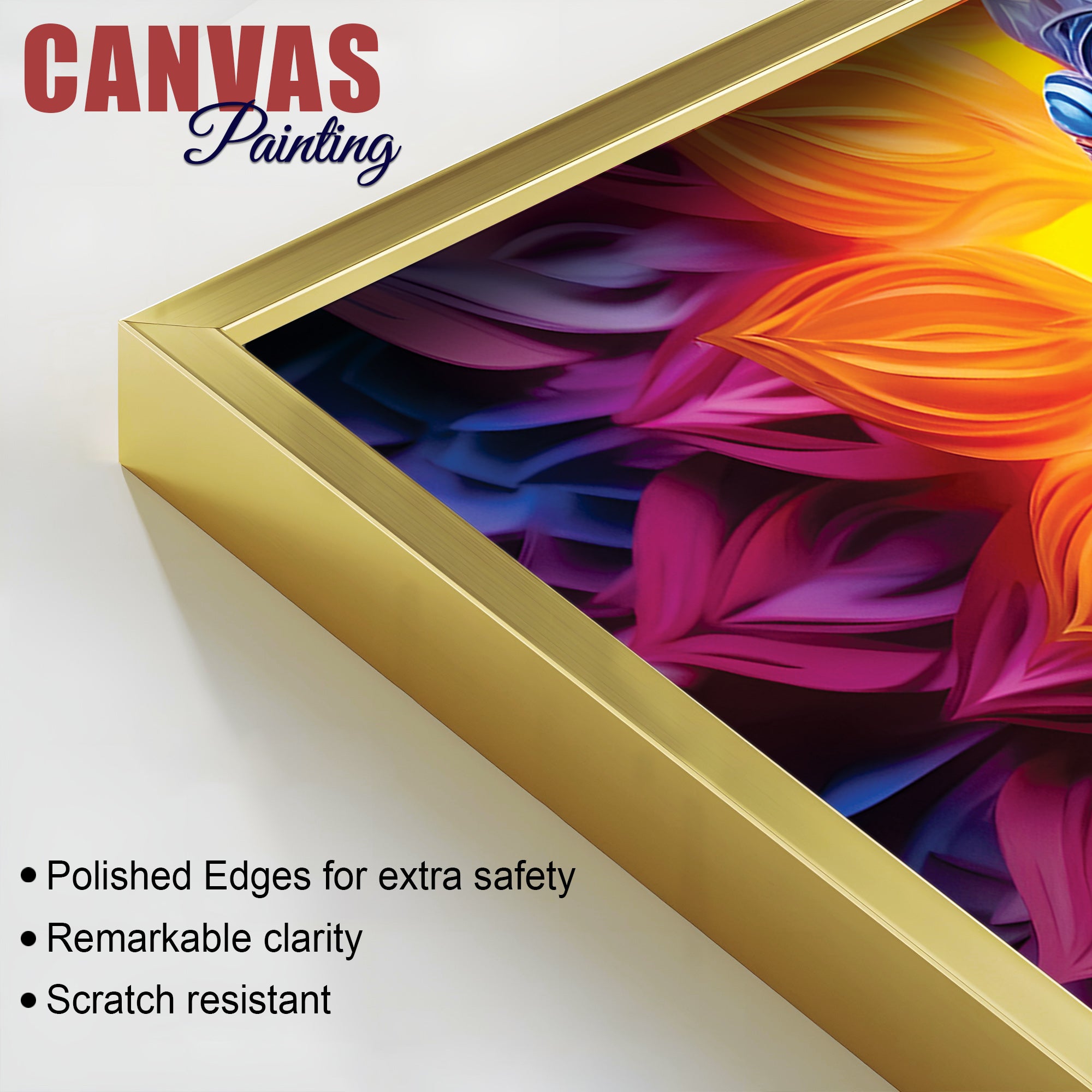 Luxury Buddha Canvas Painting for Modern Home Décor