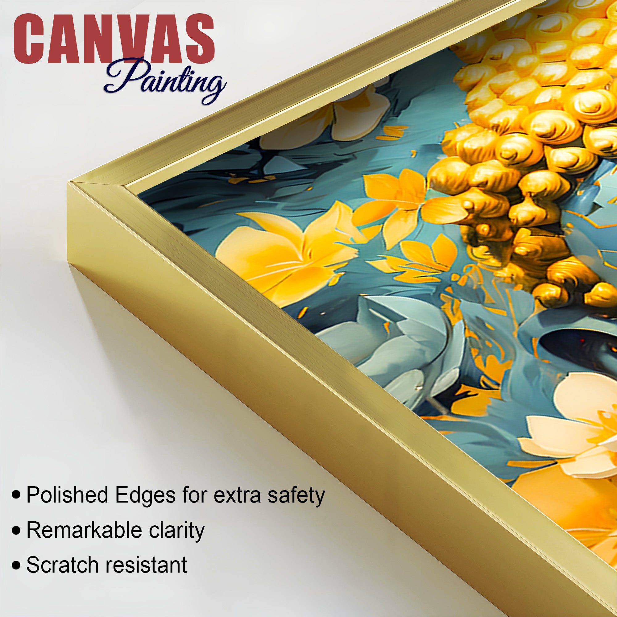 Luxury Buddha Canvas Painting for Modern Spiritual Homes