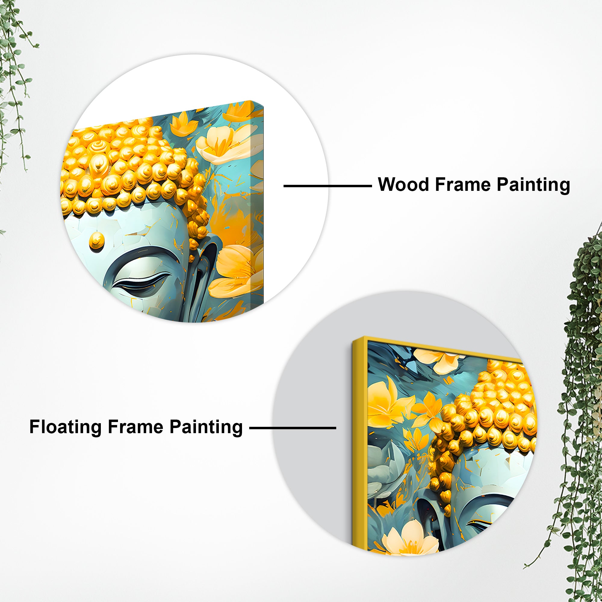 Luxury Buddha Canvas Painting for Modern Spiritual Homes