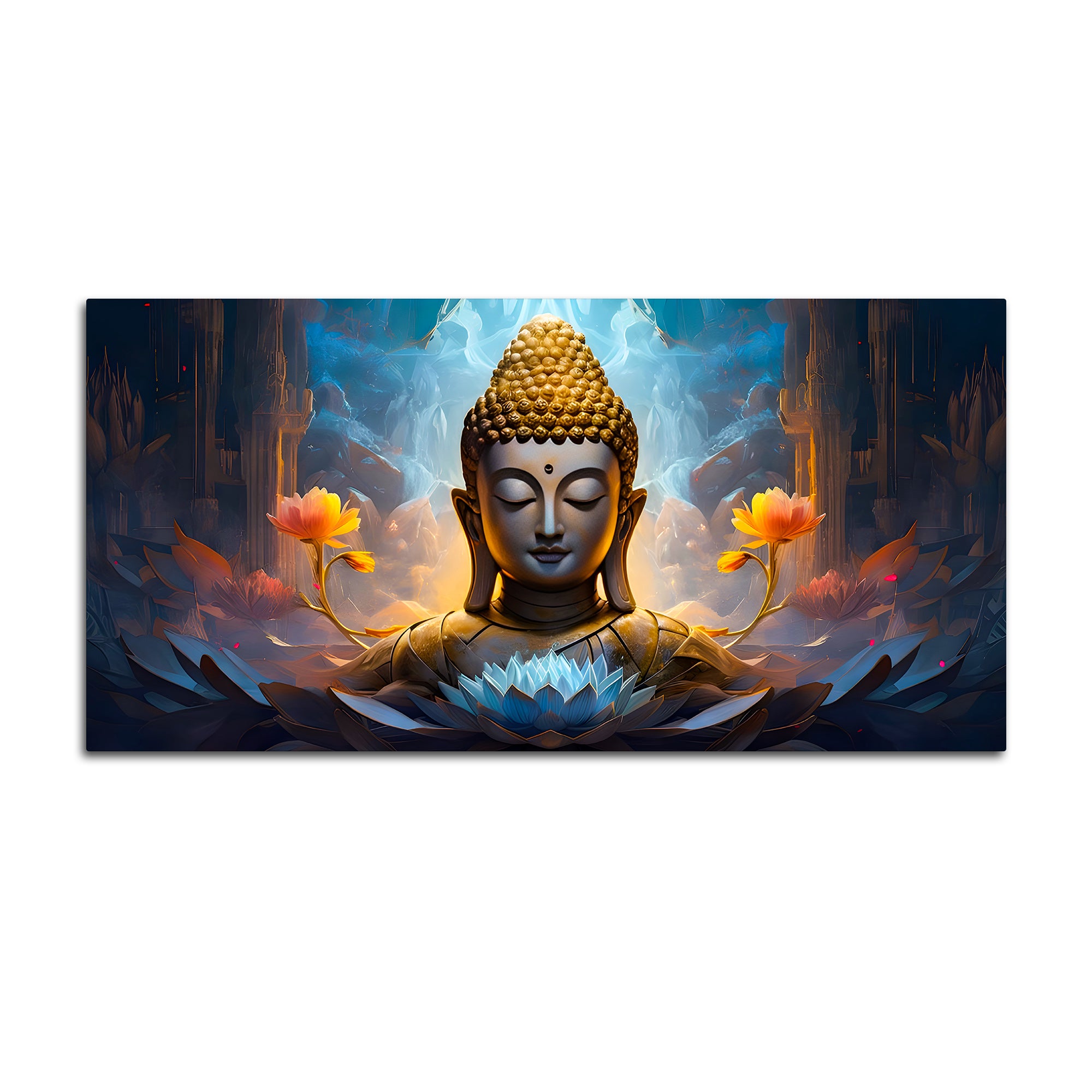 Luxury Buddha Canvas Painting for Stylish Wall Decoration