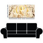 Luxury Buddha Canvas Painting – Spiritual Wall Decor