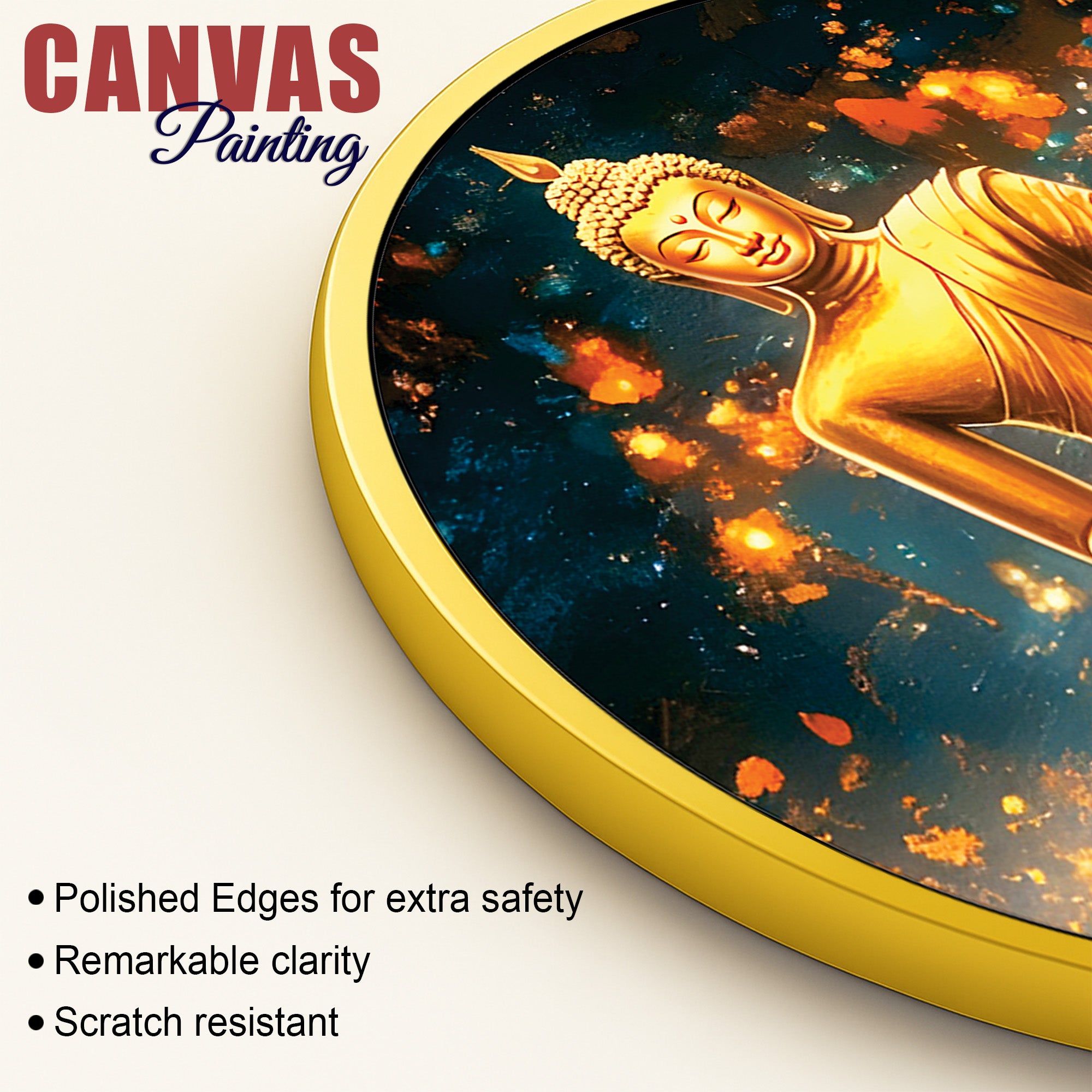 Luxury Buddha Canvas Wall Painting