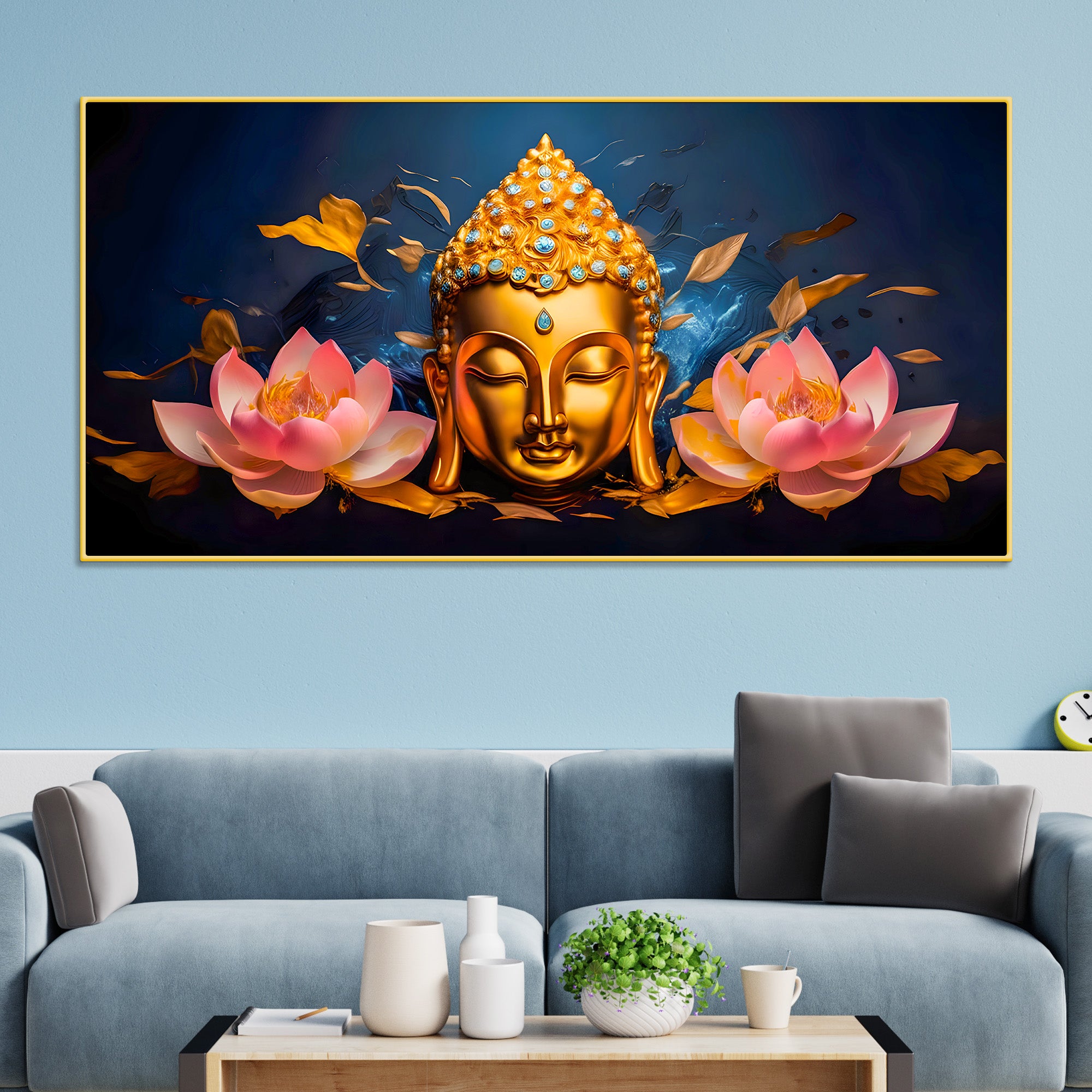 luxury-buddha-canvas-wall-painting-for-living-room-interior