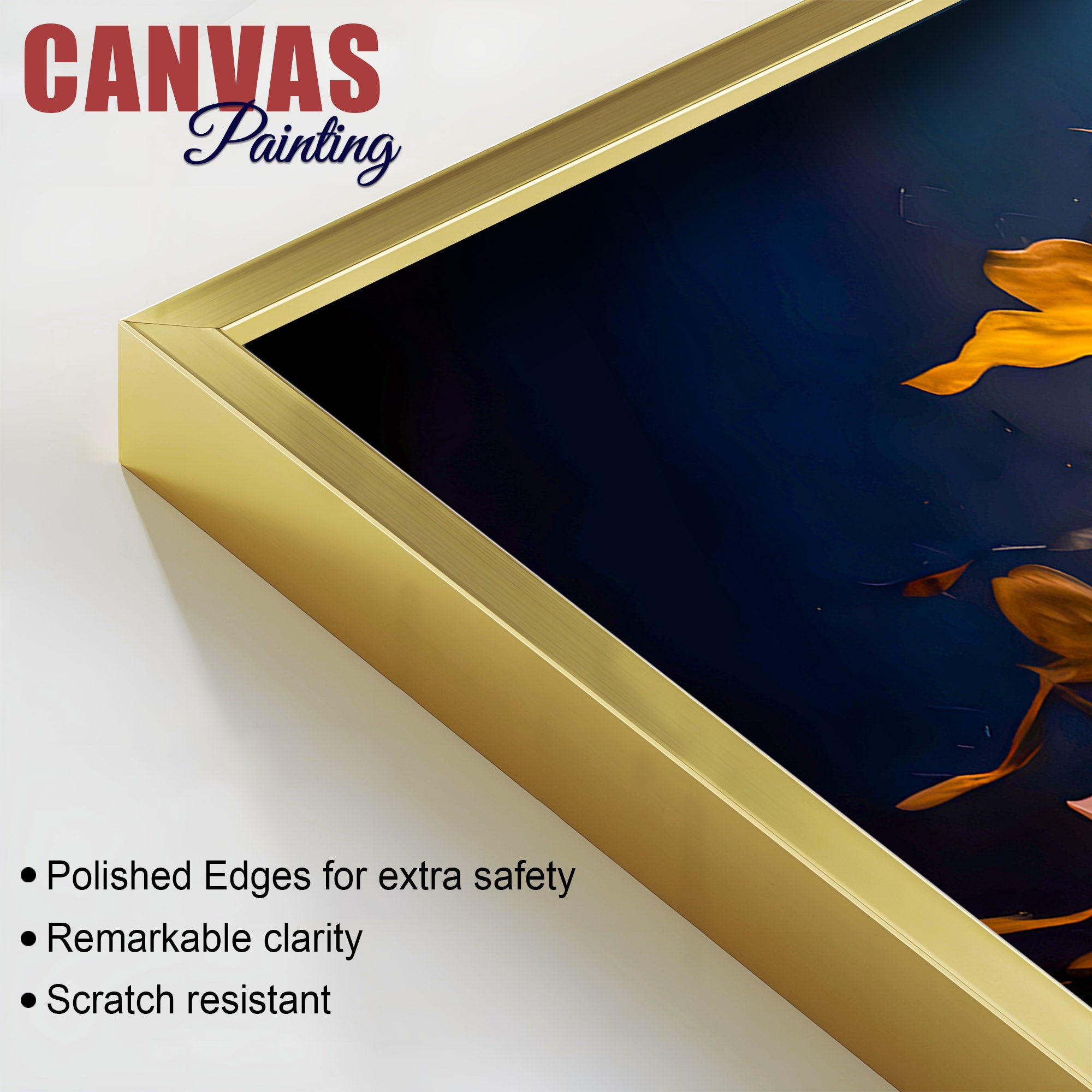 Luxury Buddha Canvas Wall Painting for Living Room Interior