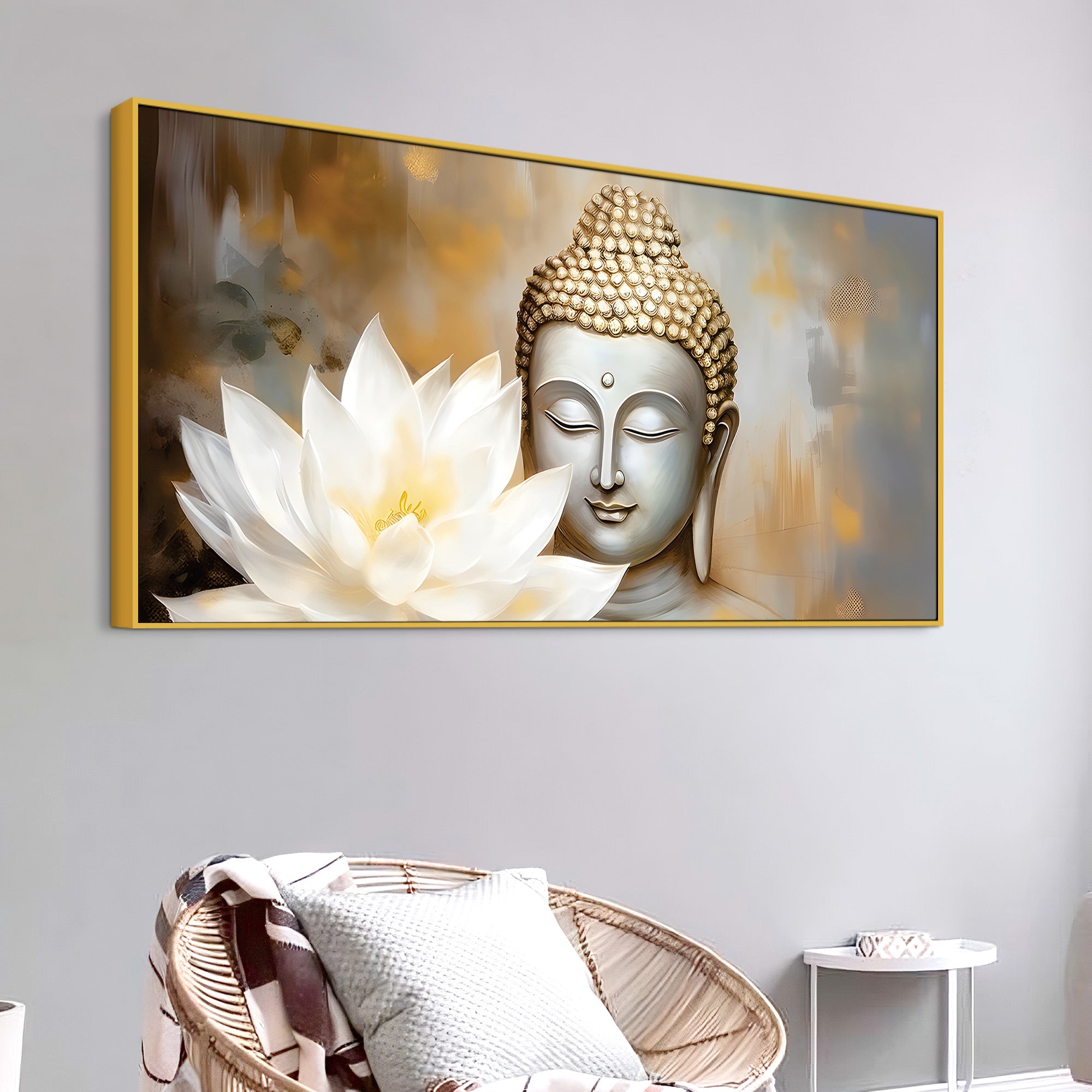 Luxury Buddha Painting for Modern Home Decor