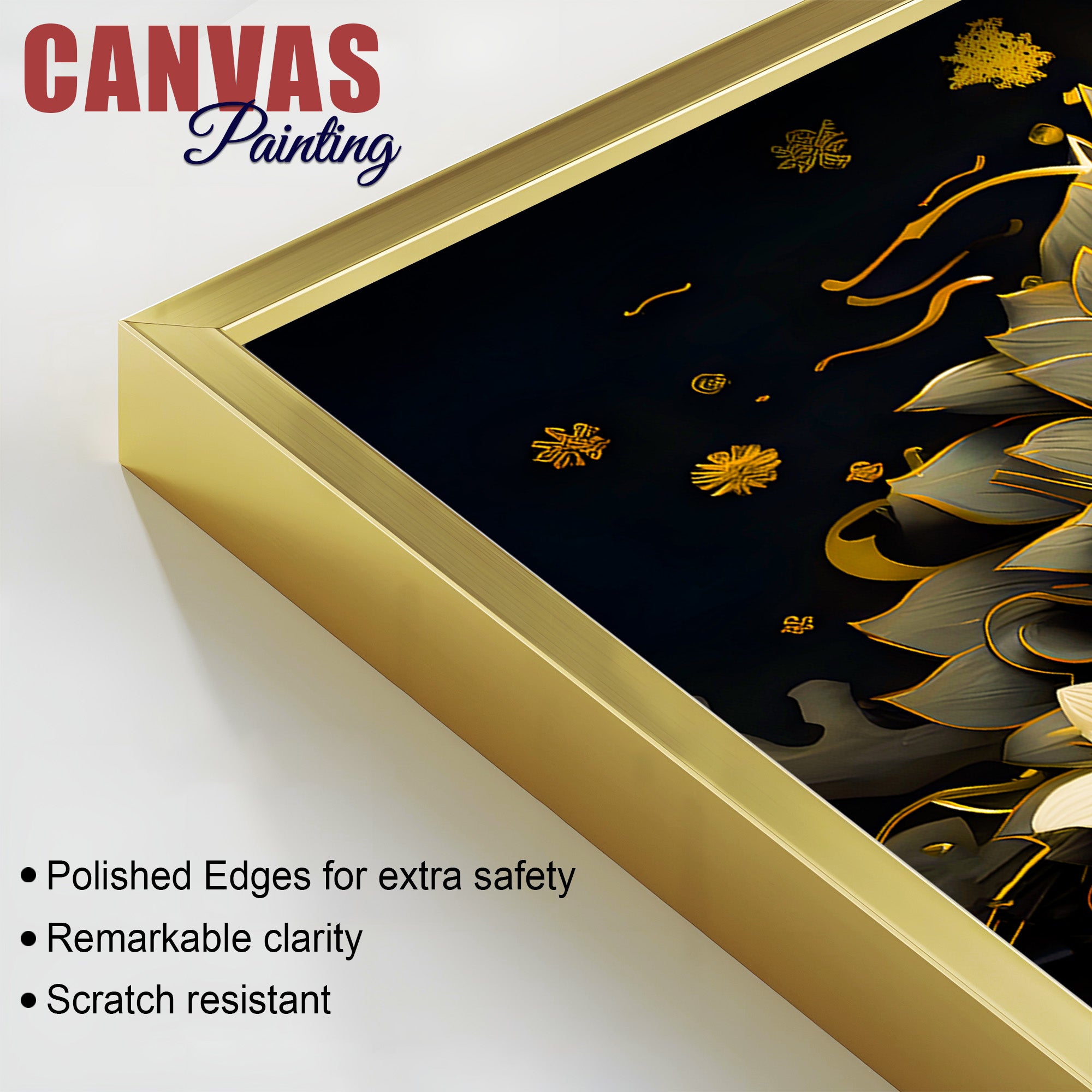 Luxury Buddha Spiritual Canvas Wall Painting