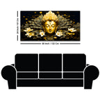 Luxury Buddha Spiritual Canvas Wall Painting