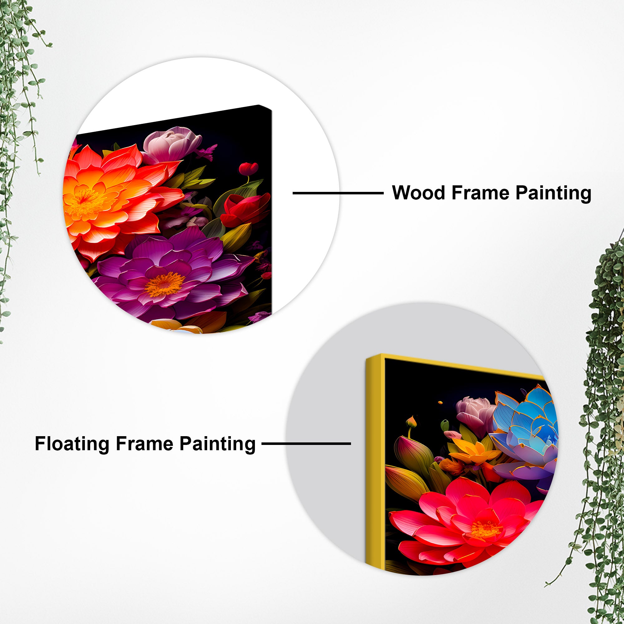 Luxury Buddha Wall Painting for Elegant Living Room