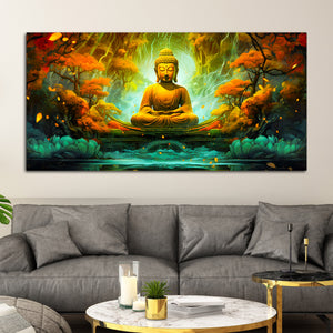 Luxury Buddha Wall Painting for Home & Office Decoration