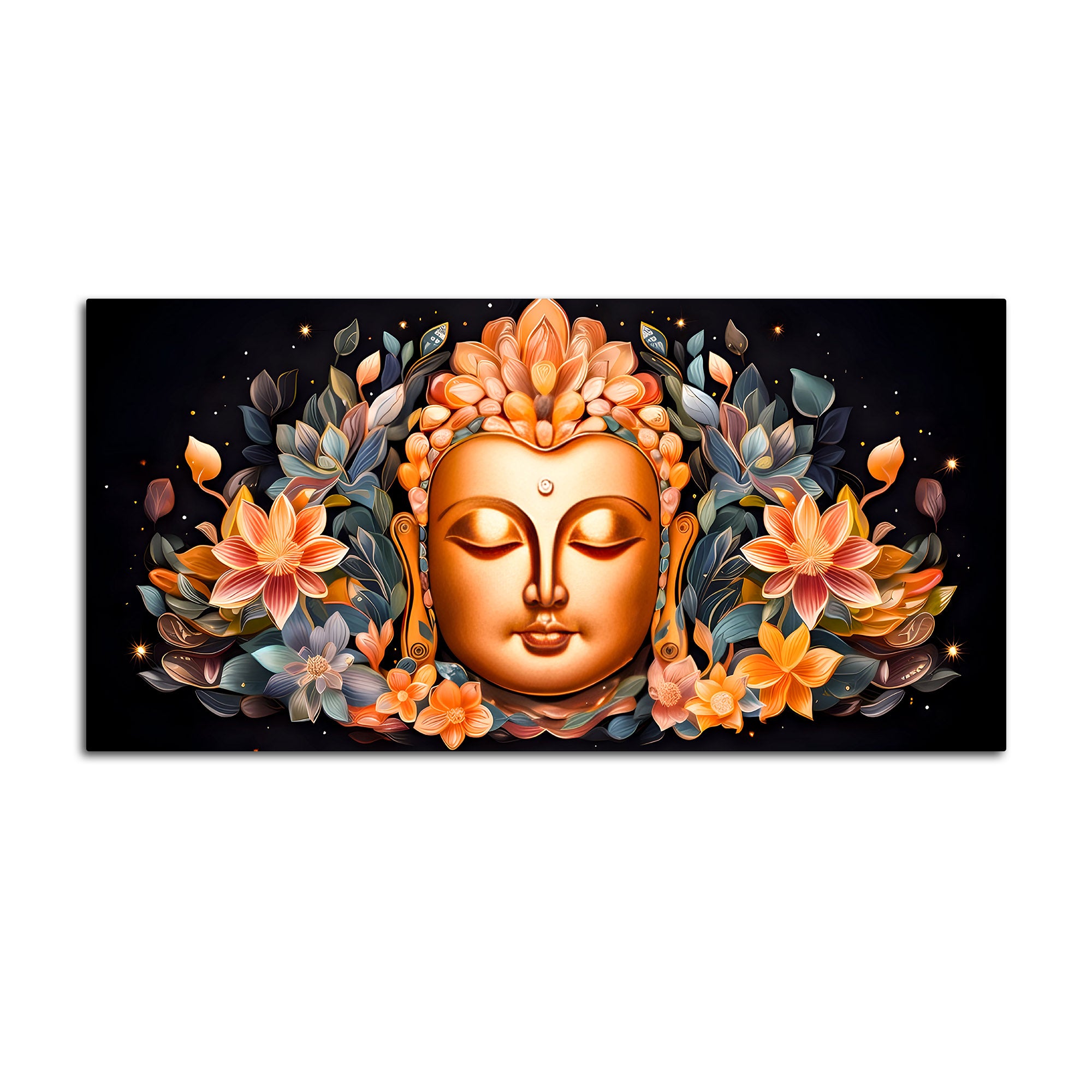 Luxury Buddha Wall Painting for Modern Home Decoration