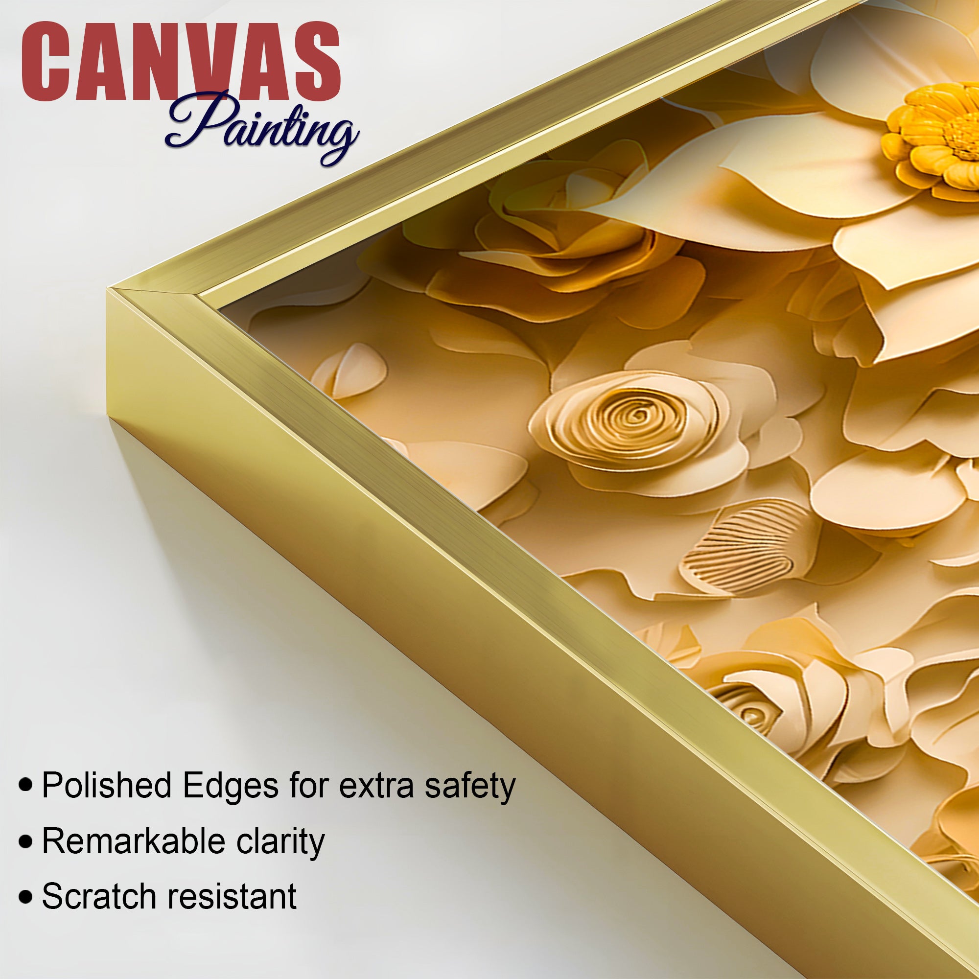 Luxury Buddha Wall Painting for Modern Living Room Decor