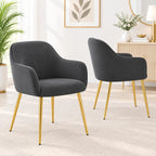 Luxury Charcoal Grey Velvet Armchair with Tufted Back