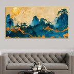 Luxury Chinese Style Mountain Canvas Painting