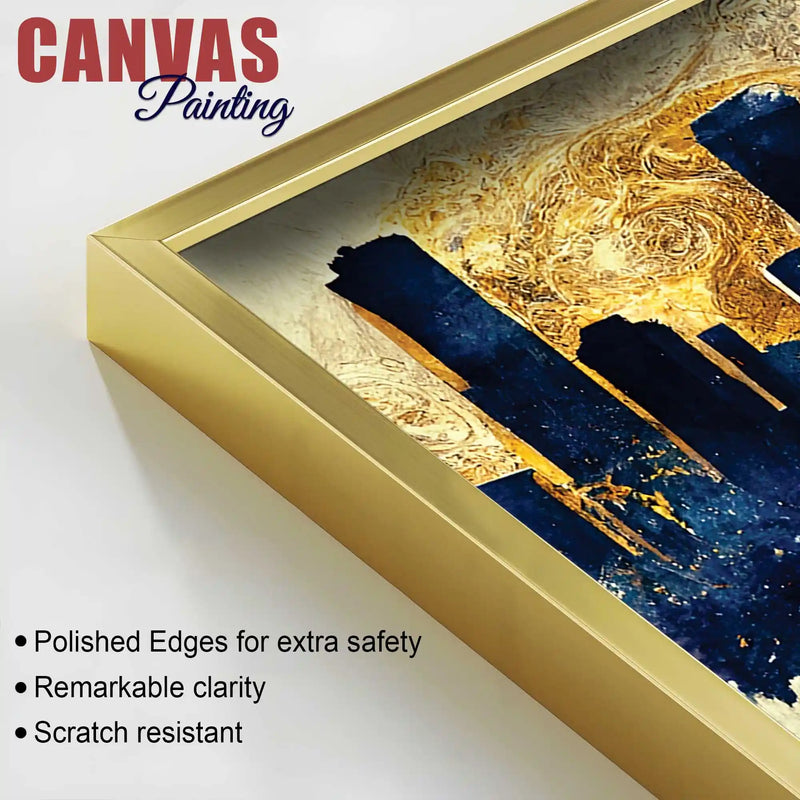 Luxury Cityscape Skyline Canvas Painting for Home Wall Decor