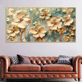 Luxury Cream Blossom Canvas Wall Painting for Stylish Home Decor
