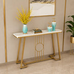 Luxury Decorative Console Table with Marble Surface