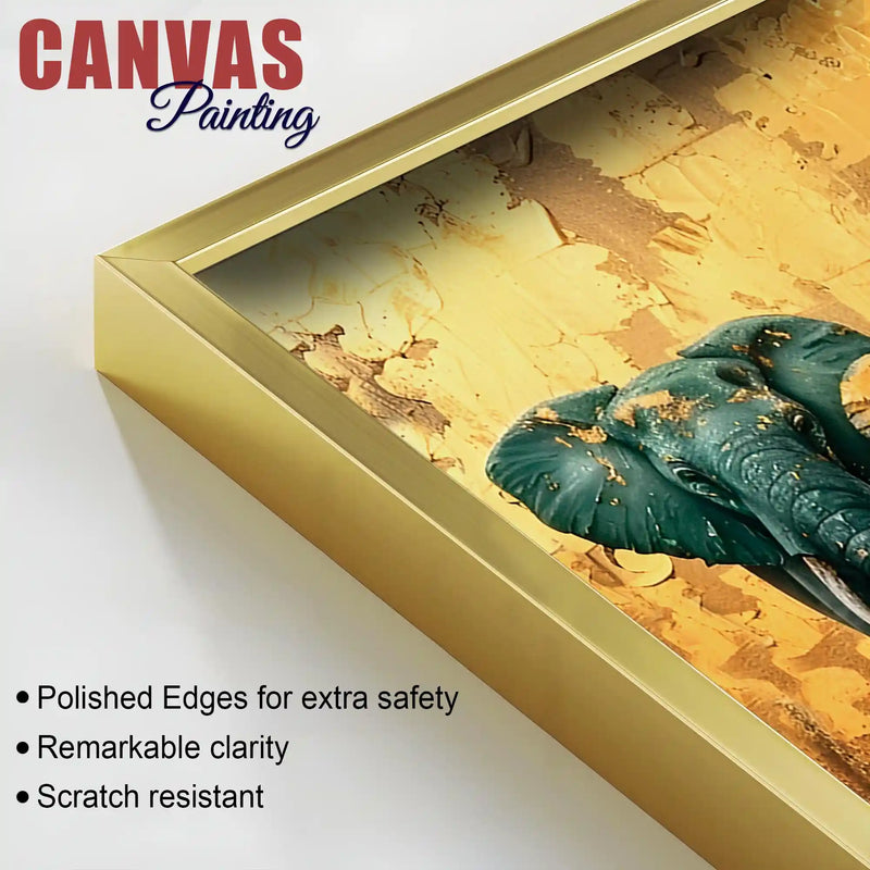 Luxury Elephant Canvas Wall Painting for Modern Interiors
