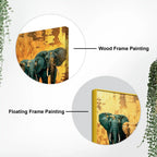 Luxury Elephant Canvas Wall Painting for Modern Interiors