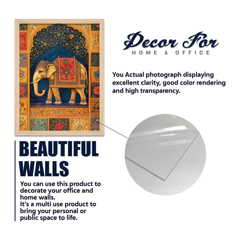 Luxury Ethnic Wall Decor Frame Set of Four