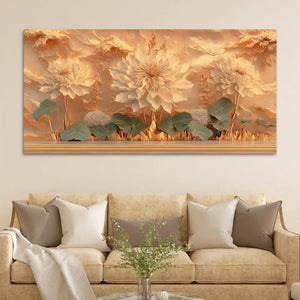 Luxury Floral Wall Art Canvas Wall Painting