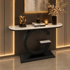 Luxury G Shape Console Table | Stylish Entryway Accent Table