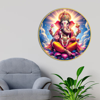  luxury-ganesh-ji-round-wall-art-painting-for-living-room