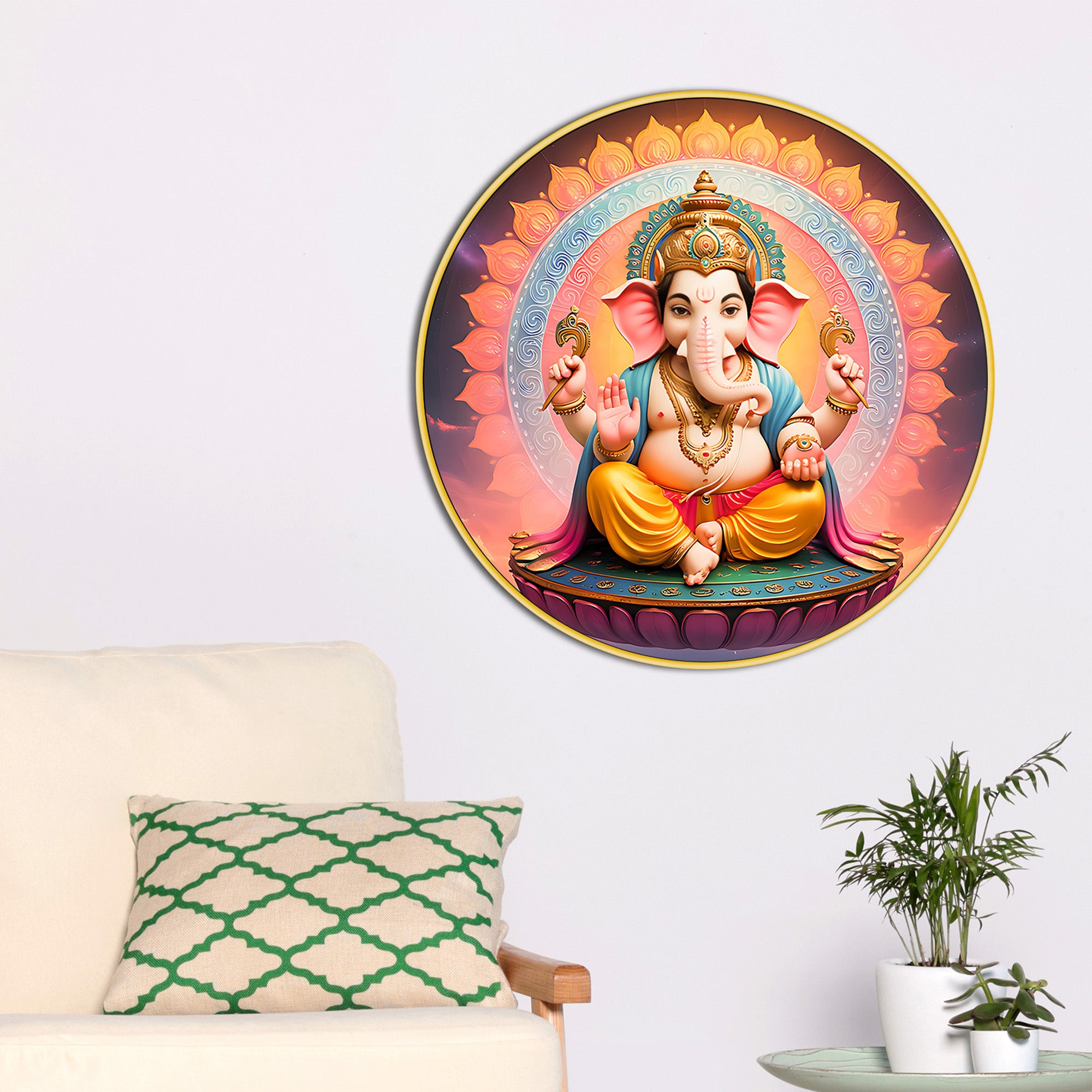  luxury-ganesha-round-canvas-painting-for-home-living-room