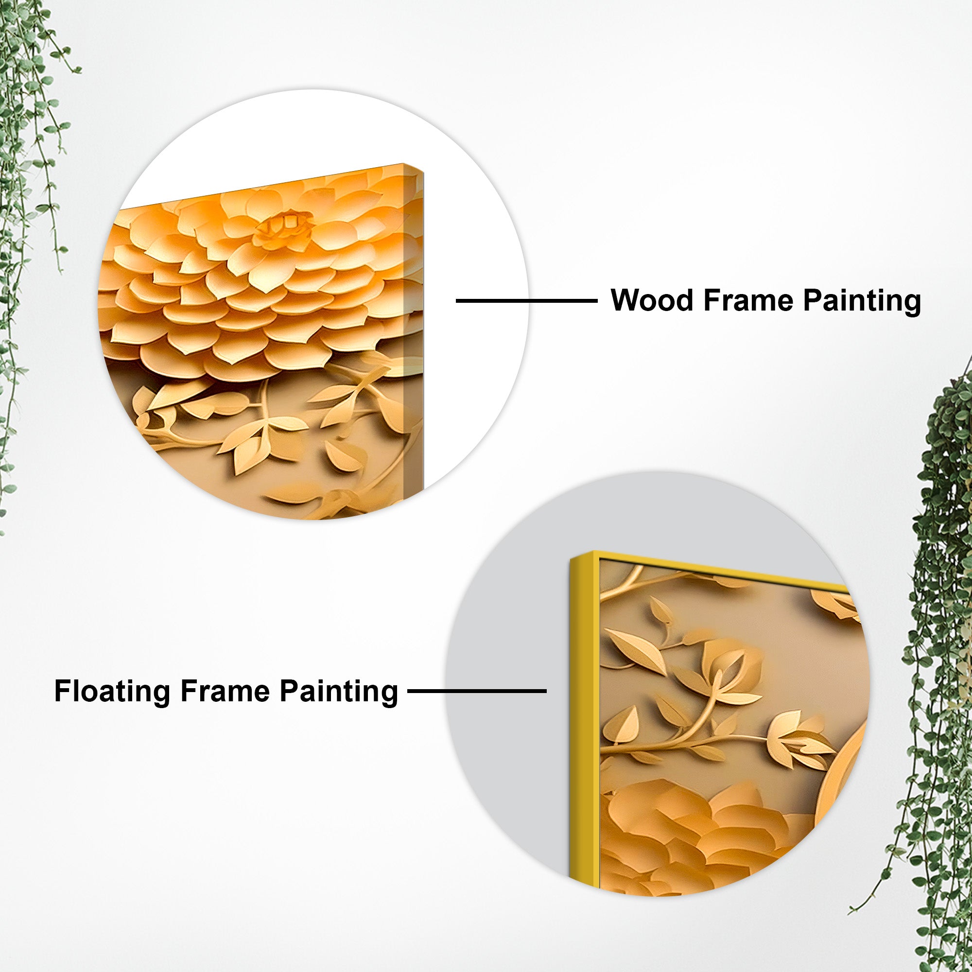 Luxury Golden Buddha Canvas Wall Painting for Living Room