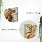 Luxury Golden Elephant 3D Canvas Wall Painting