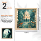 Luxury Heritage Garden Wall Art Frame Set of Four