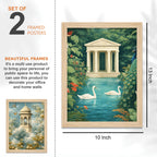 Luxury Heritage Garden Wall Art Frame Set of Four