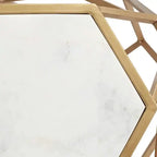 Luxury Hexagon Side Table with Modern Design