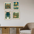 Luxury Indian Palace Wall Art Frame Set of 4