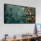 Luxury Leaf Canvas Wall Art Scenic Painting for Decor