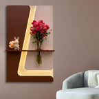 Luxury LED Ambient Wall Panel with Shelf