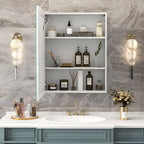 Luxury LED Mirror Cabinet with Minimal Frame and Touch Control