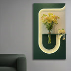 Luxury LED Wall Art Decor with Warm Backlight Design