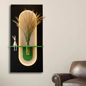 Luxury LED Wall Hanging Art with Soft Glow Lighting