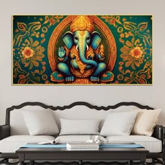 luxury-lord-ganesha-floral-wall-art-canvas-wall-painting-for-home