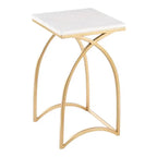 Luxury Marble Top Nesting Table Set of 2
