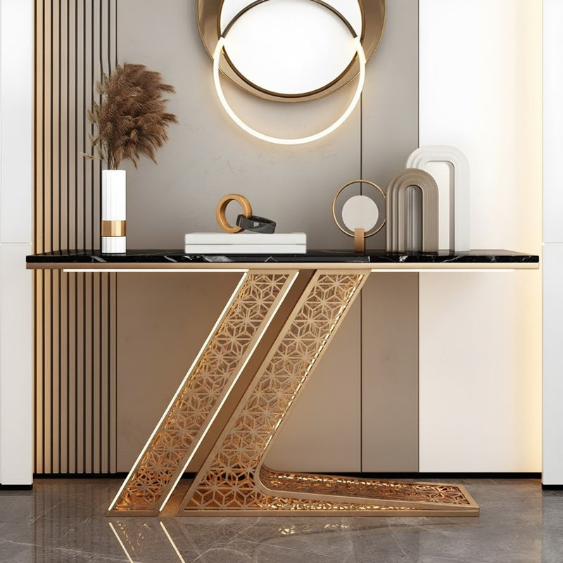  luxury-modern-console-table-with-led-lighting