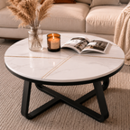 Luxury Modern Round Marble Center Table