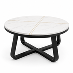 Luxury Modern Round Marble Center Table