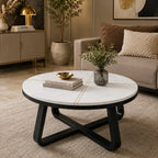 Luxury Modern Round Marble Center Table